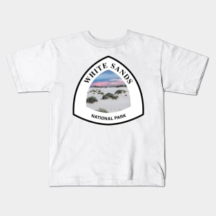 White Sands National Park trail marker Kids T-Shirt